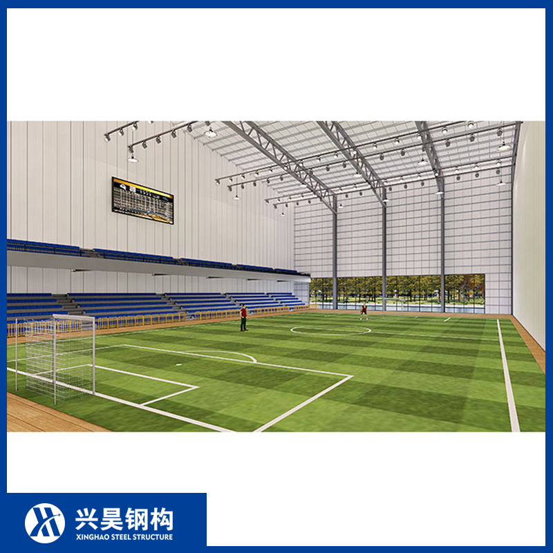 Prefabricated Steel Structure Stadium Prefab Gymnasium Modular Building Indoor Multipurpose Sports Arena
