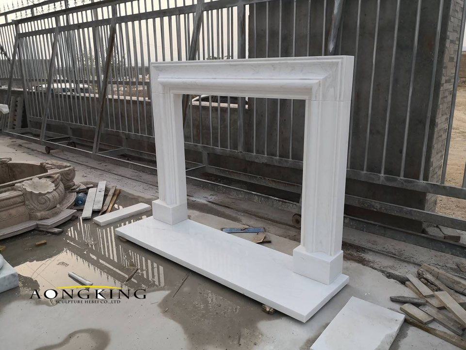 Popular High Quality Marble Stone Mantel Home Decoration Sculpture