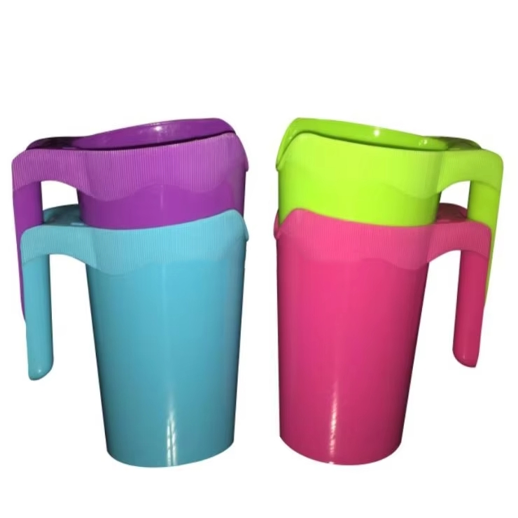 OEM ODM Large Capacity Stackable Colorful 350ml 500ml Plastic Milk Pitcher Jug for Draught Bass Foster's Lager Fuller's Esb