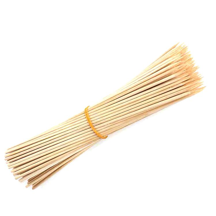 Custom Logo Diameter Round BBQ Barbecue Bamboo Skewer