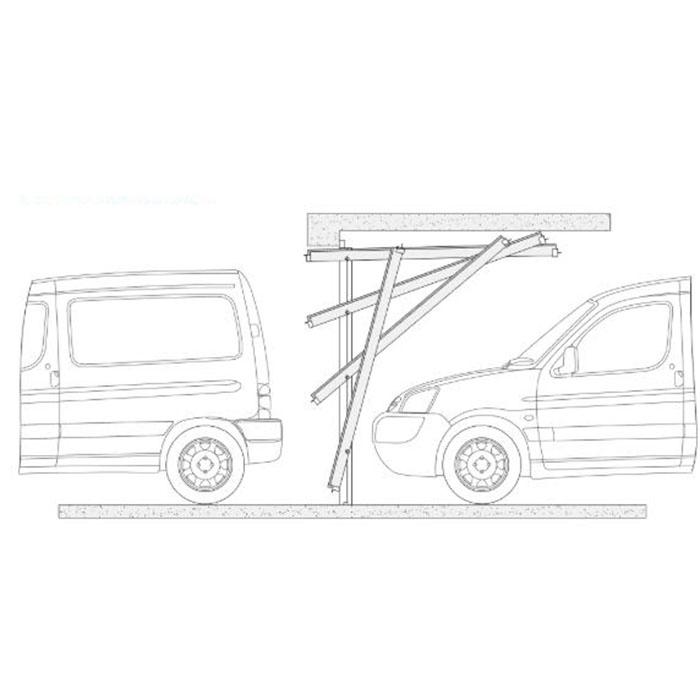 Automatic Canopy Tilt up Glass Garage Door