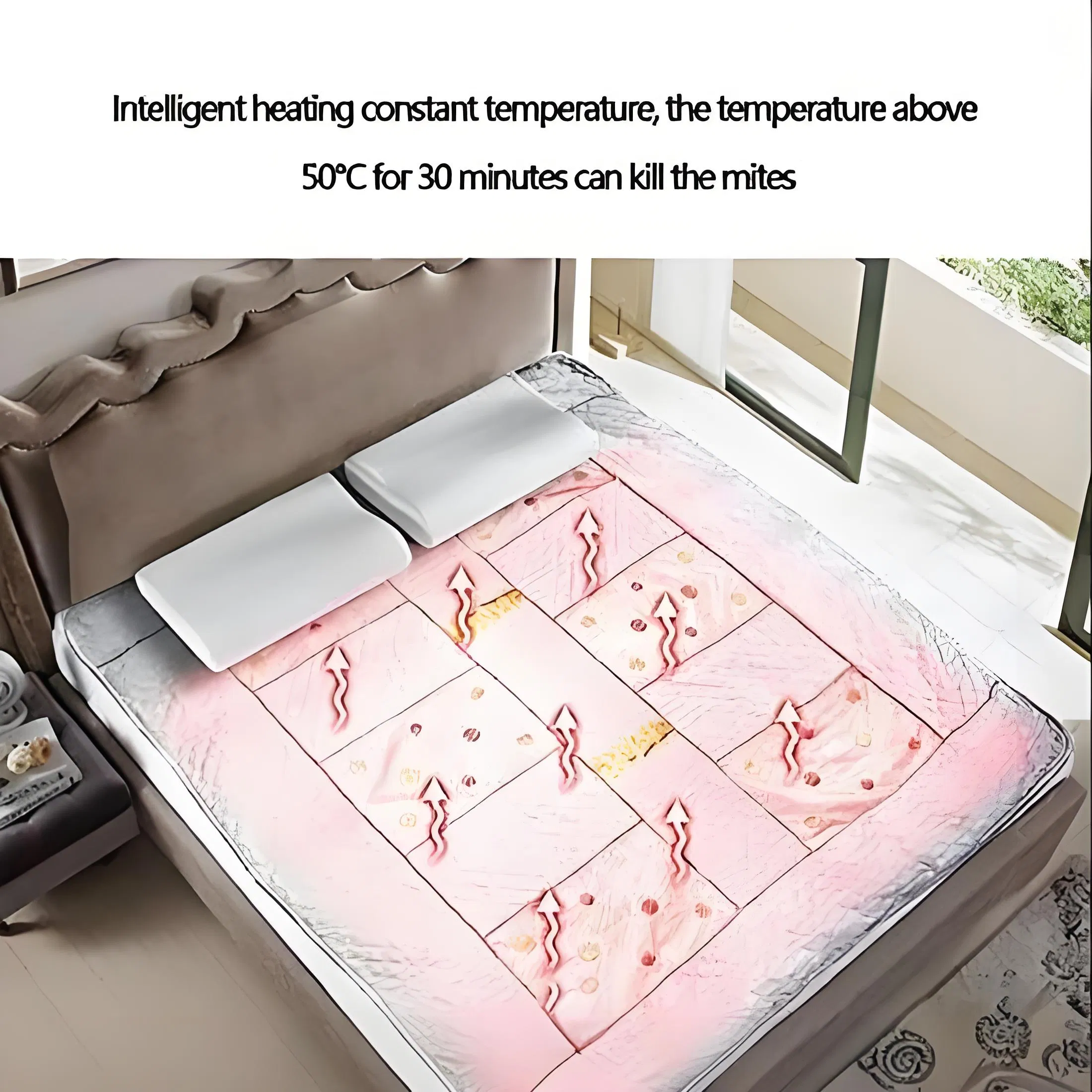 Auto Shut-off Overheat Protection Infrared Sauna Household Electric Blankets Heated Blanket OEM