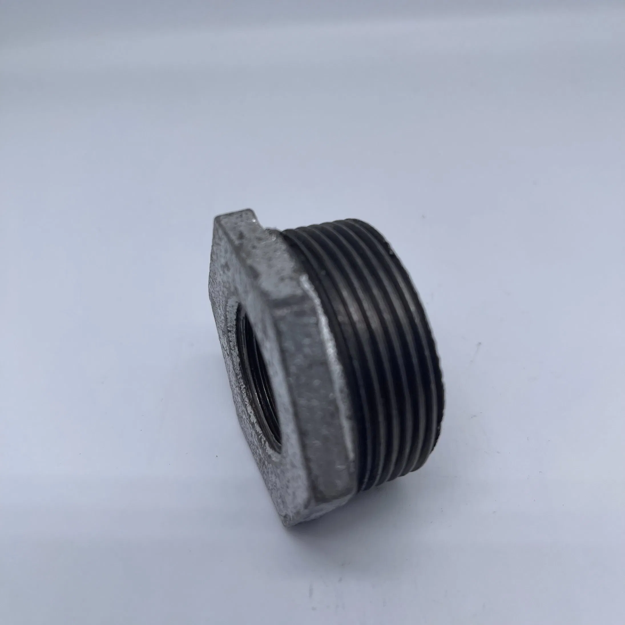 Galvanized Malleable Iron Pipe Fittings Reducing Hexagon Threaded Bushing BS NPT DIN
