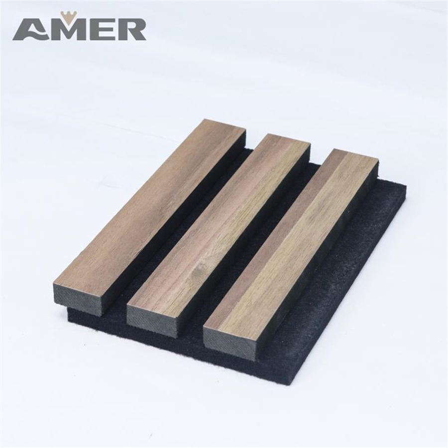 Soundproofing Absorption Acousound Panel MDF Slat Acoustic Panel