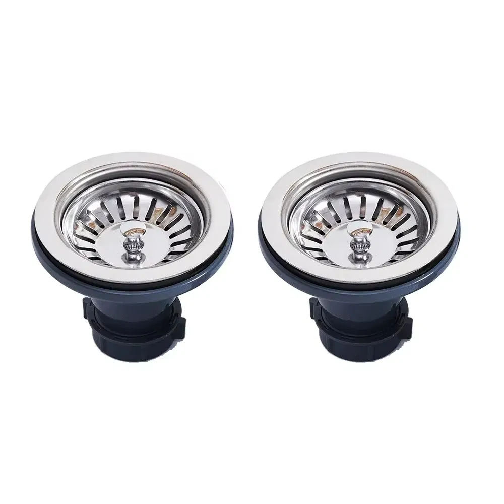 Diameter 120mm USA Canadian Style Sink Drain with Stainless Steel Kitchen Sink Accessory Sink Stopper SS304& Drain Plug