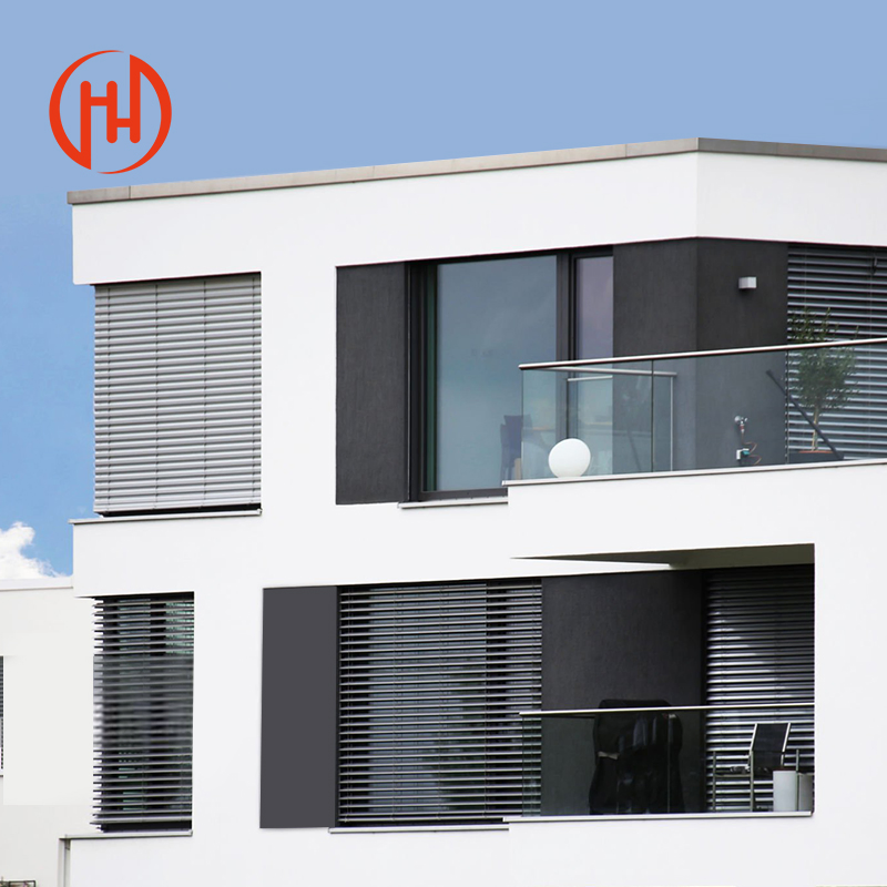 Waterproof Decorative Metal Aluminum Air Conditioner Cover Outdoor Louvers Cover Shutter