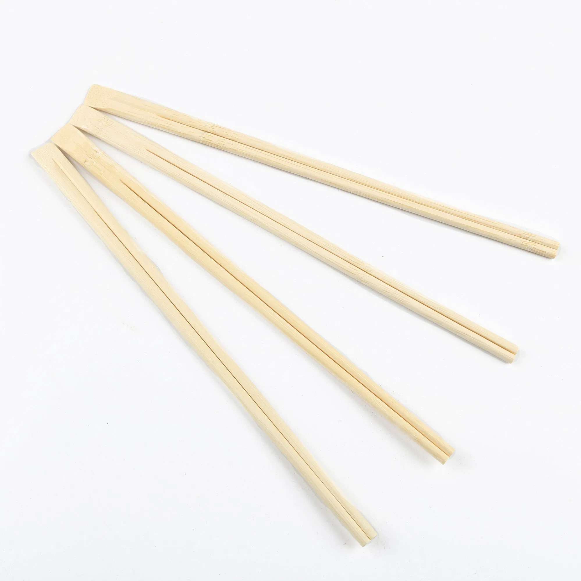Disposable Hygienic Packaging Chopsticks for Restaurant Standard Length Twin Round Bamboo Tensoge Chopstick