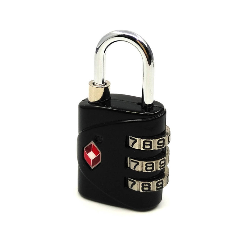 OEM Customized 3 Digit Combination Suitcases Lock Anti Theft Tsa Padlock