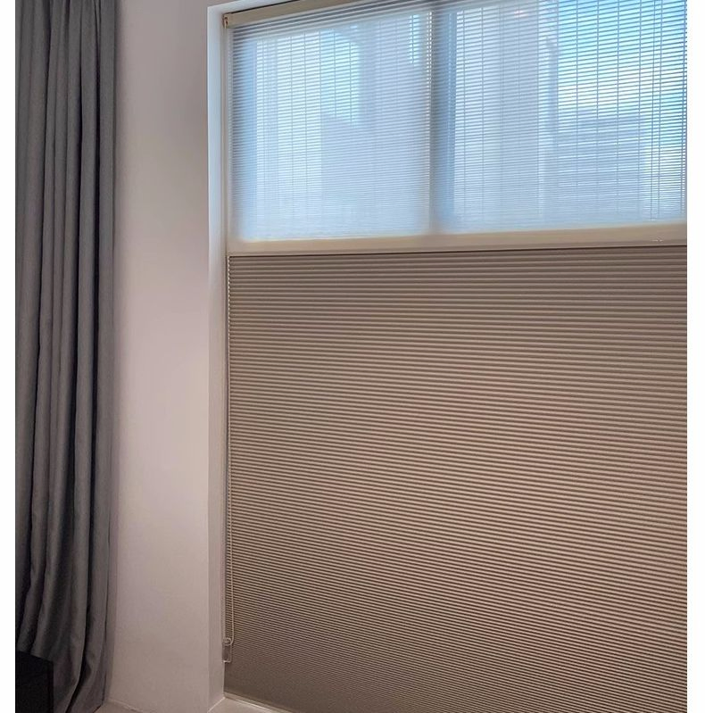 WiFi Automatic Motorized Smart Day and Night Double Honeycomb Blinds
