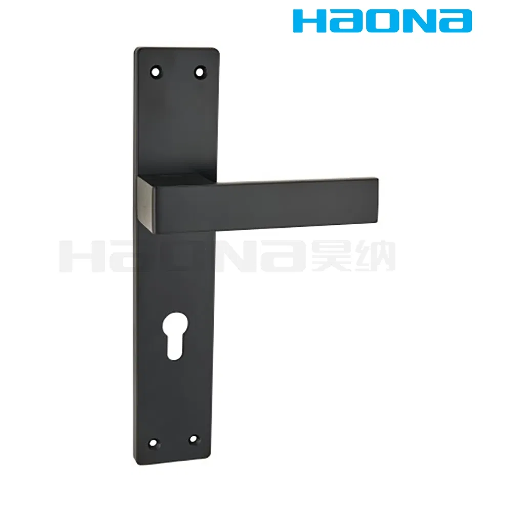 European Classis Style Luxury Plate Handle Lock for Hotel Wooden Door