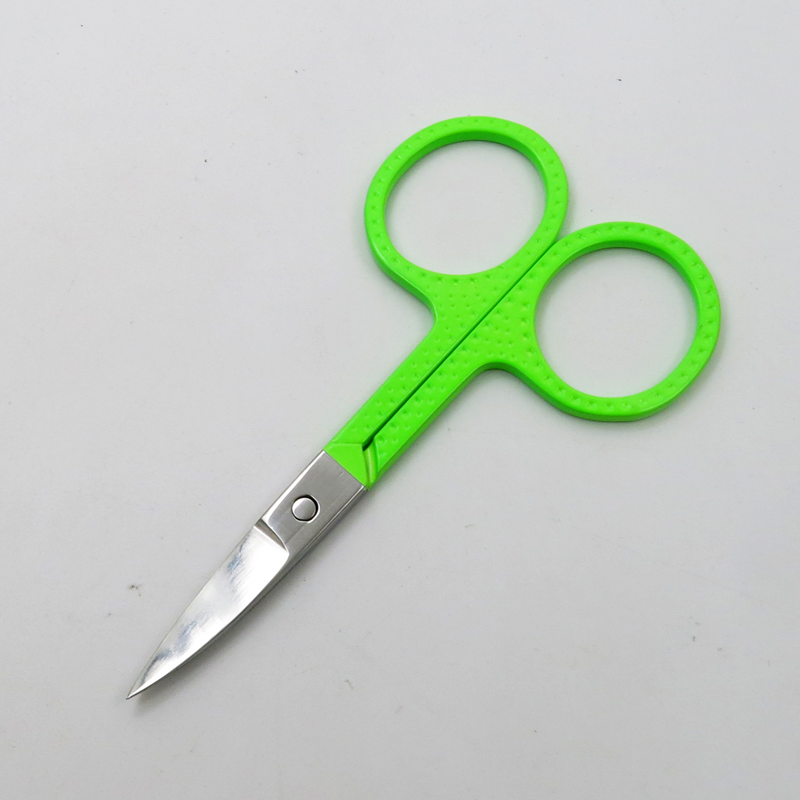 Stainless Steel with Multi Color Cuticle Manicure Scissors for Eyebrow Hair Trimming Beauty Makeup