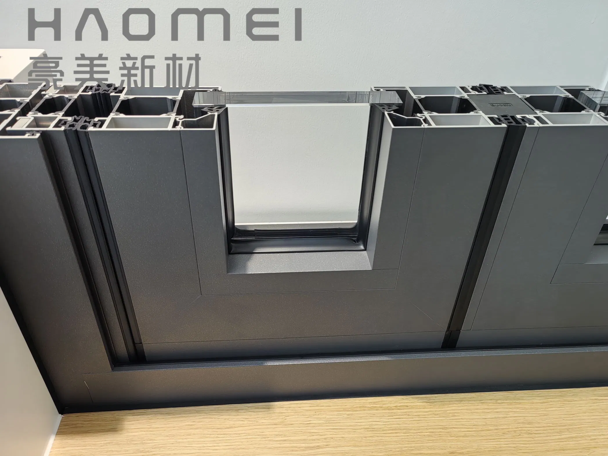 Building Exterior Wall: Superior Glass Curtain Wall Aluminum Extrusion Profile