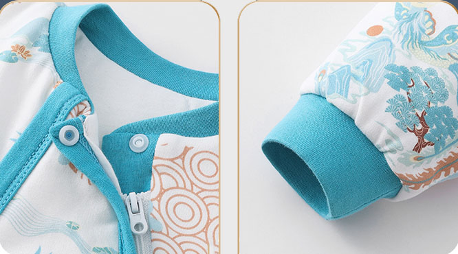 Superior Quality Baby Sleeping Bag Cotton Knit Warm Sleep Sack for Newborns Detachable Sleeves Anti Bacterial Spring Autumn