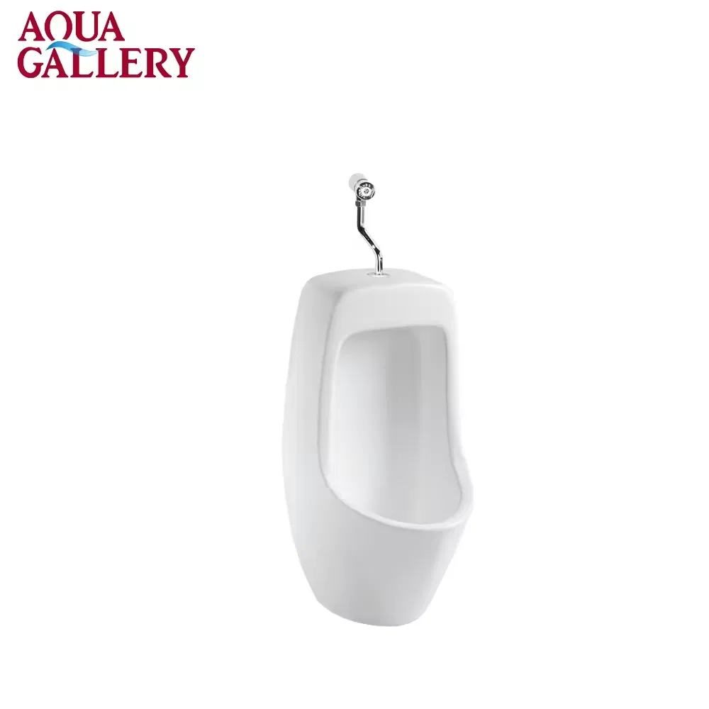 Modern Toilet Man Wc High Gloss White Glazed Floor Standing Urinal