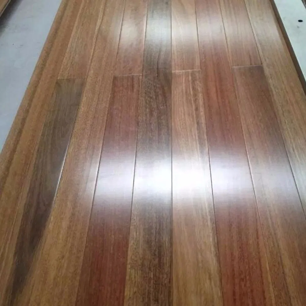 Household/Commercial Solid Spotted Gum Hardwood Flooring with Squre Edges