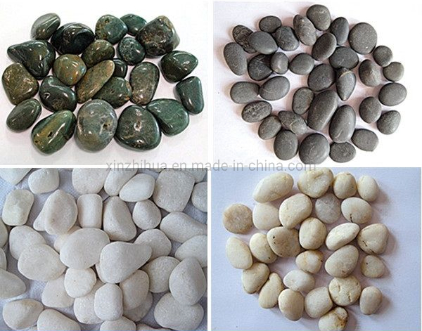 High Polished White River Pebble Stone Cobbles for Garden Landscape