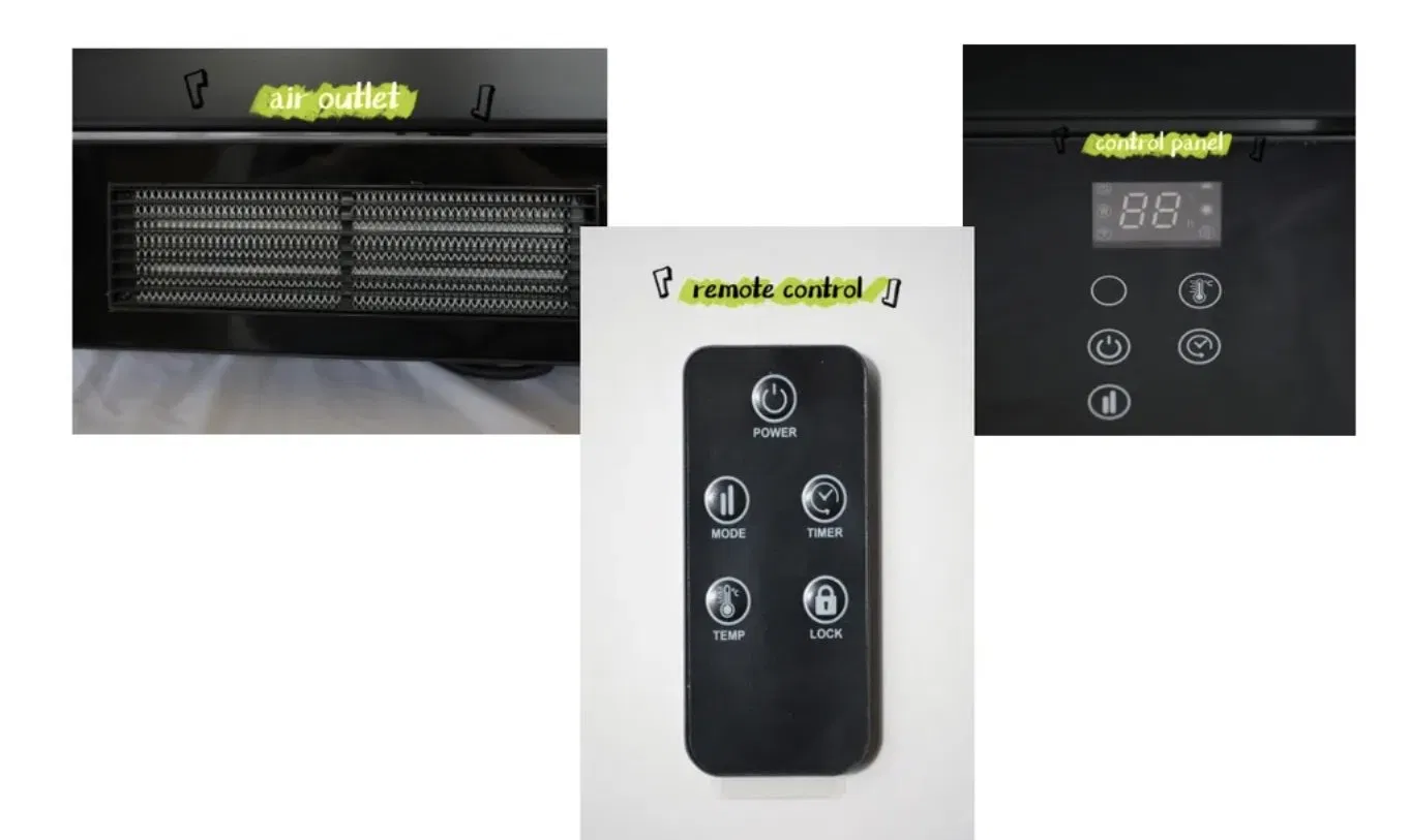 Aluminium Alloy Electric Convector Heater