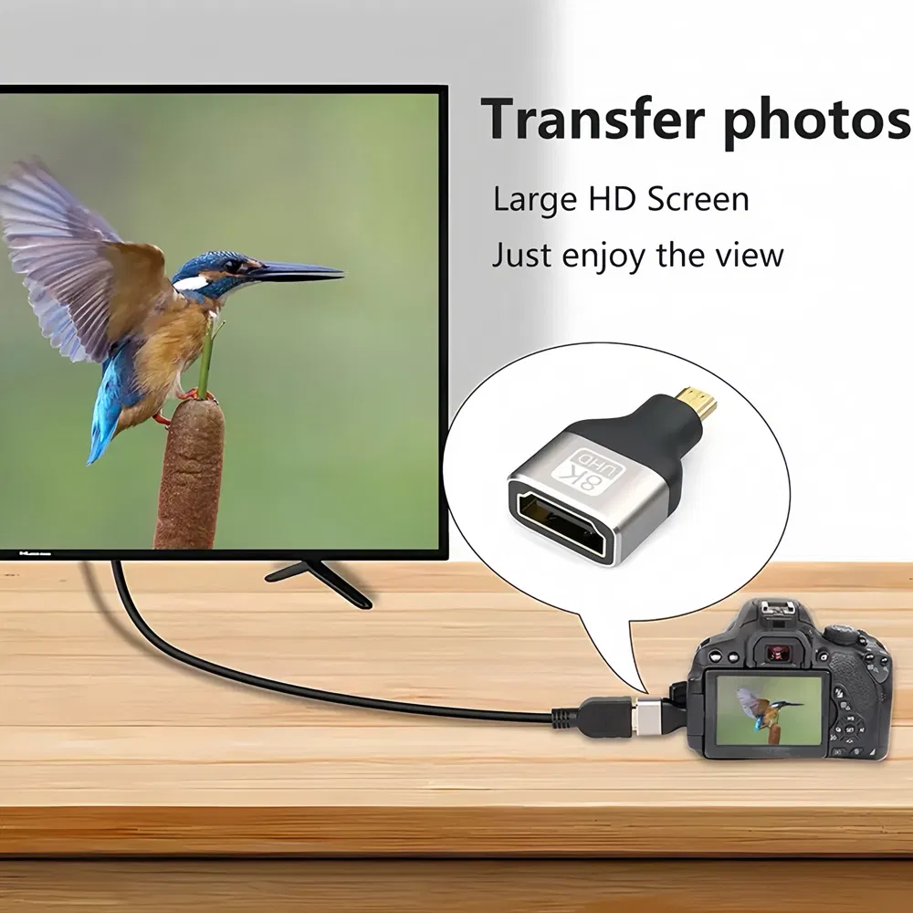 Конвертер HDMI 2.1 Female to Male 8K 60Hz