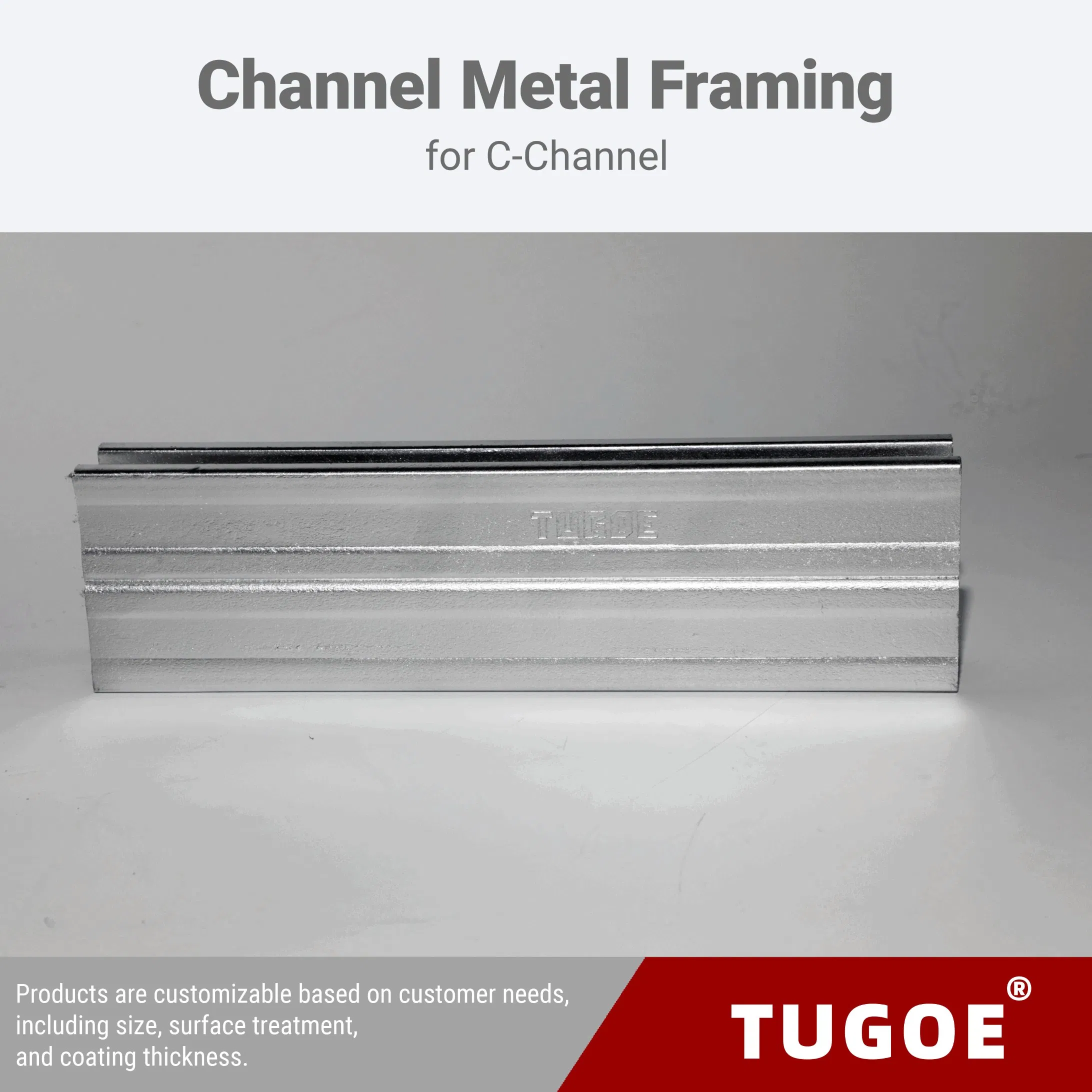 Hot-Selling Building Material Anti Vibration Electro Galvanized 2X41X21mm C Channel