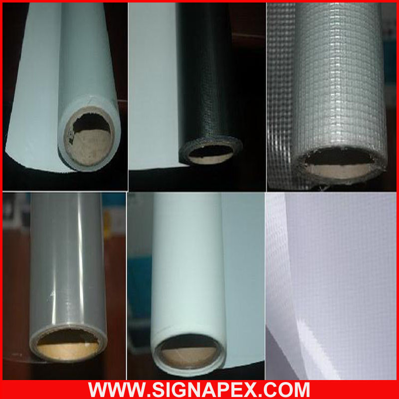 PVC Flex Material, Coated Vinyl Frontlit for Solvent Printing