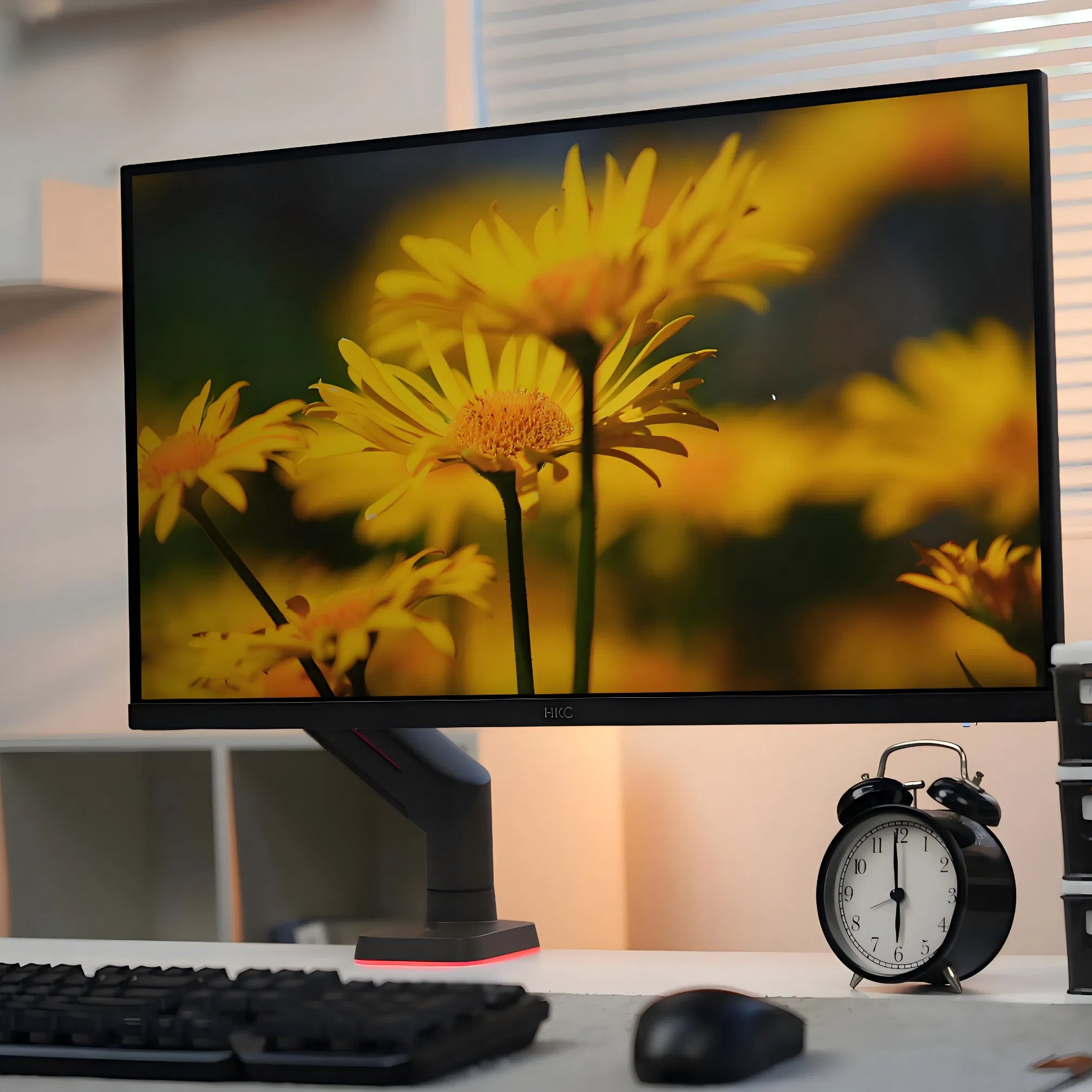 Газлифтный кронштейн для монитора 17-32 дюйма, черный