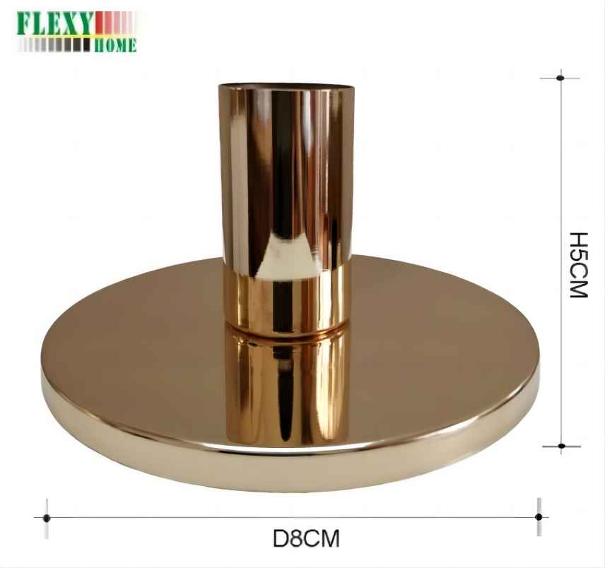 Home Decoration Candle Holder with Heavy Base