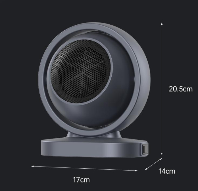 Mini Portable Energy Saving Household Quiet Desktop Heating Wire Space Air Hot Warm Air Blower for Winter Warmer Office Home Heater