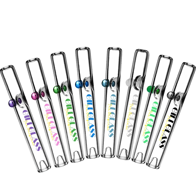 Ggp-01 Giliglass 5 Inches Customized Size Colorful Glass Smoking Water Hand Pipe Spoon Pipe