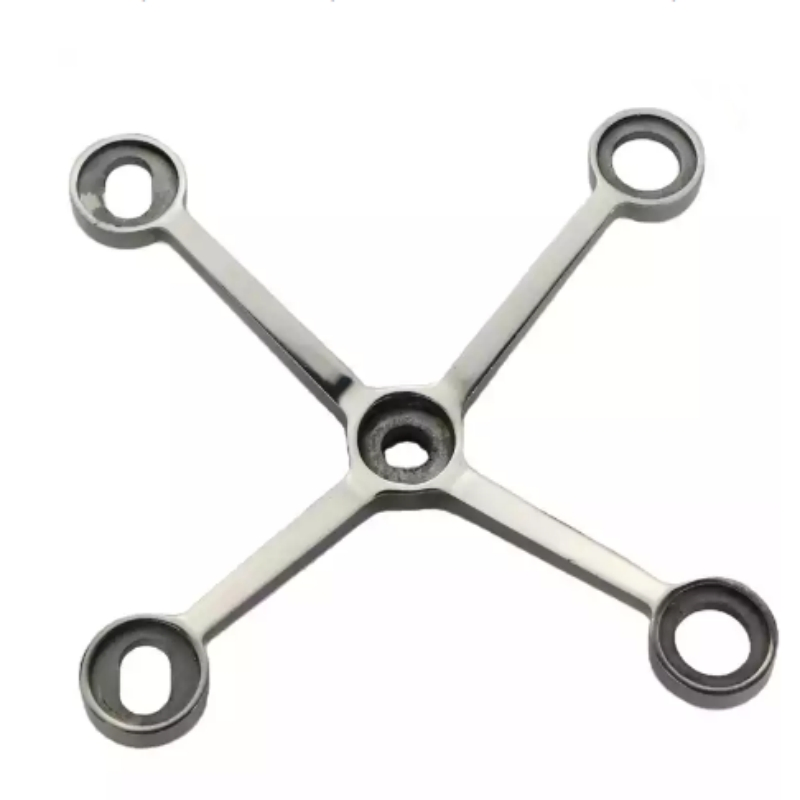 Stainless Steel 4 Arm Glass Wall Spider Holder Clamp Claw Fitting System