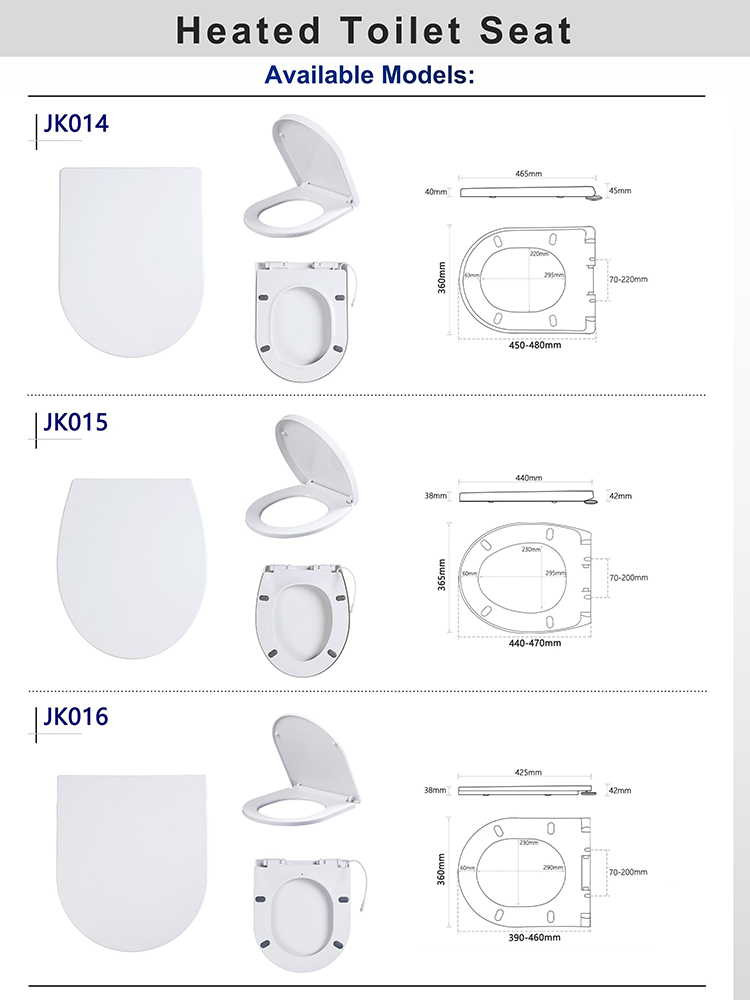 Direct Factory High Quality Modern Remote Control Warm Heating Toilet Seat Cover