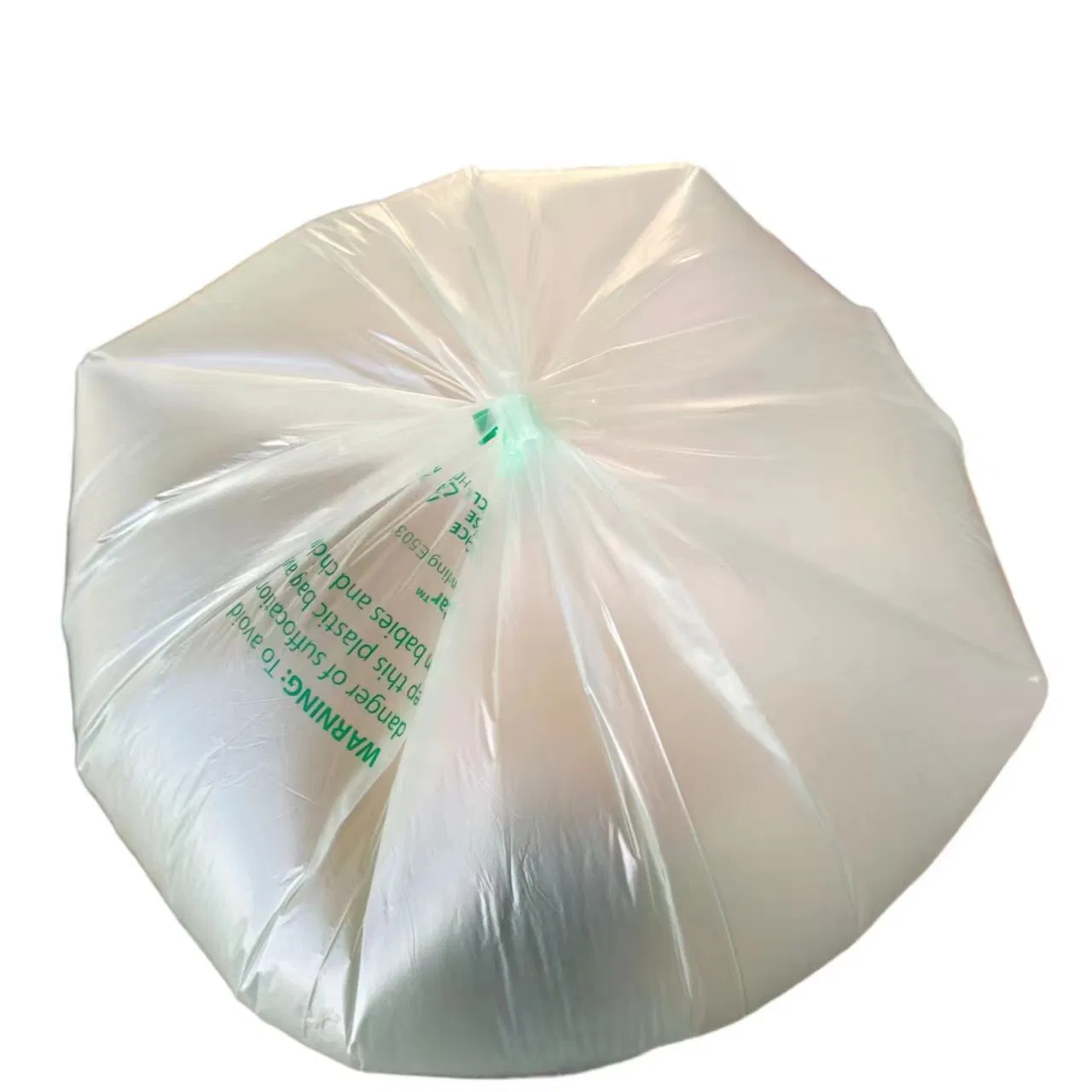 Clear Plastic Fruit Vegetable Packaging Supermarket Printing Flat Bag on Roll