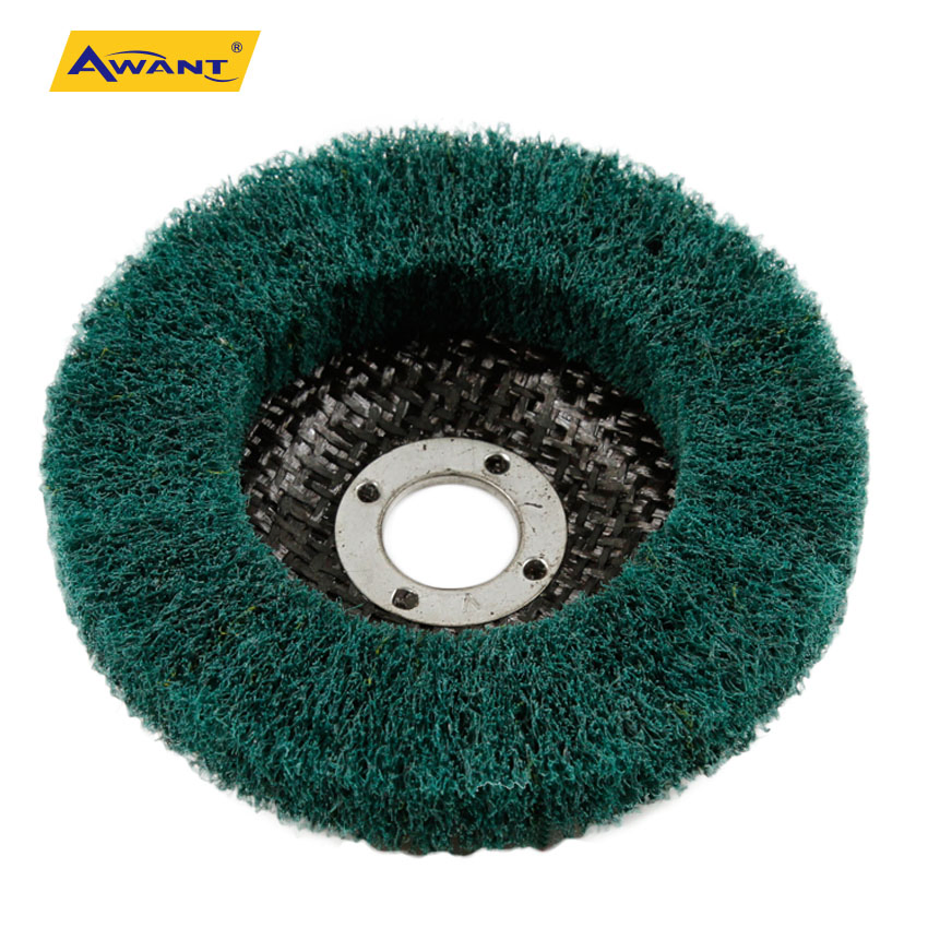 4 Inch Green Powerful Nylon Flap Wheel for Steel Metal Wood