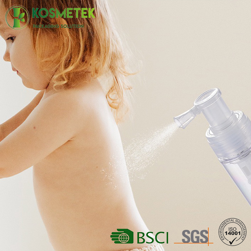 Empty Portable 110ml Cosmetic Powder Dry Powder Packaging Spray Bottle