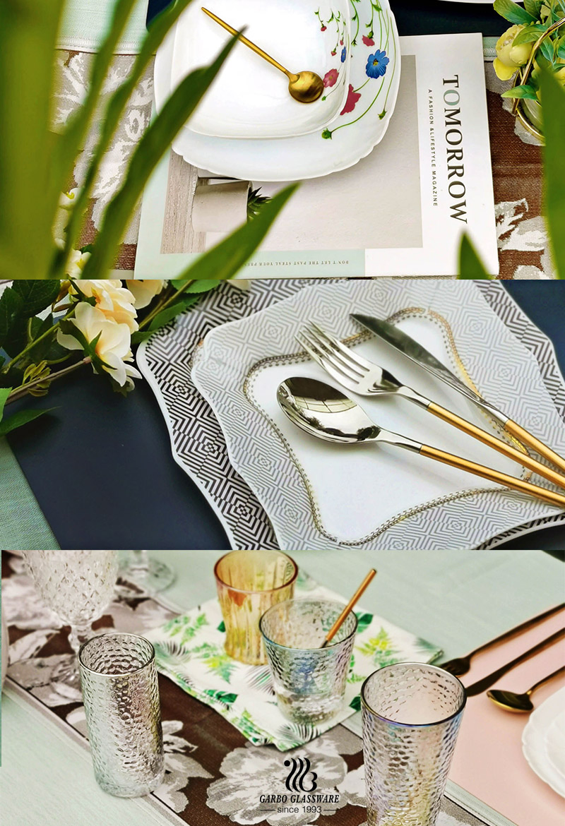 Gold Portuguese Classic Flatware Cutlery Stainless Steel Dinner Fork Food Safe Stainless Steel Flatware Set Hot Selling Cutlery