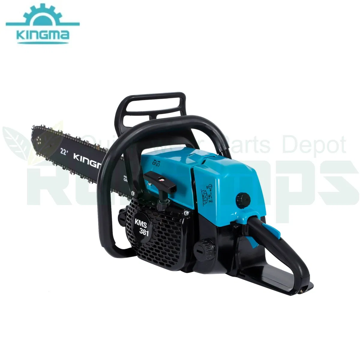 Kingma Kms 381 (MS381) Magnum 72.2cc Gas Chainsaw with 20" Bar for Professional