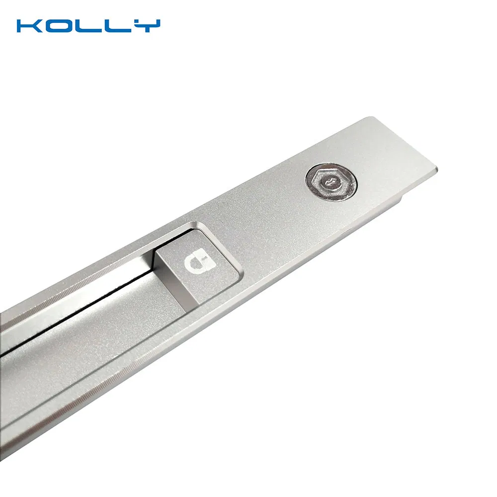 Durable Aluminum Alloy Silver Sliding Door Lock for Windows