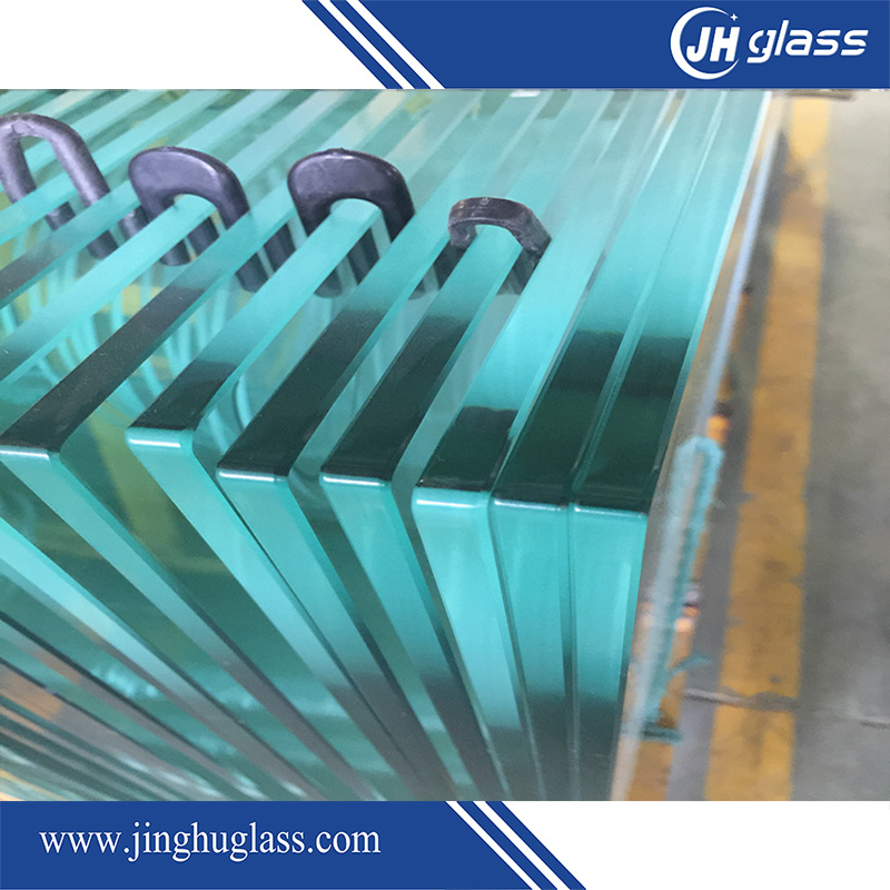 Jinghu Clear Extra Bathroom Safety Building Architectural Wholesale Hest Sock Laminated Painted Tempered Glass with Customized Size