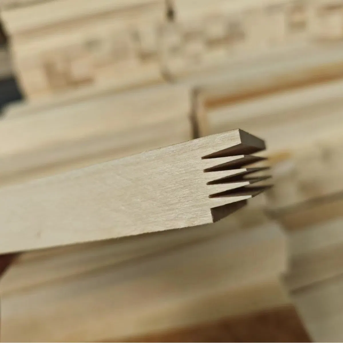 Door Frame Use Solid Wood Furniture Parts Poplar Strips