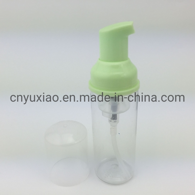 Empty Plastic Foam Pump Bottle 50ml Clear White Pet High Quality Set