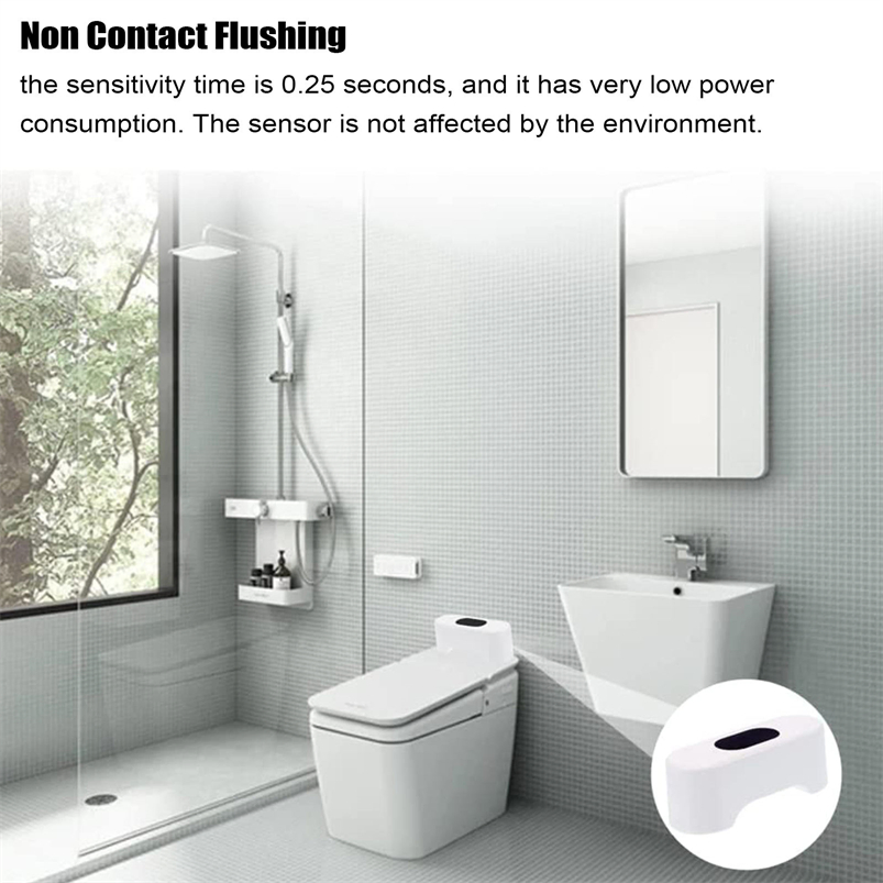 High-Quality Automatic Touchless Toilet Flush Aid with on-Touch Sensor and Wide Application in Bathroom Settings Valves Sensor Flush Switch