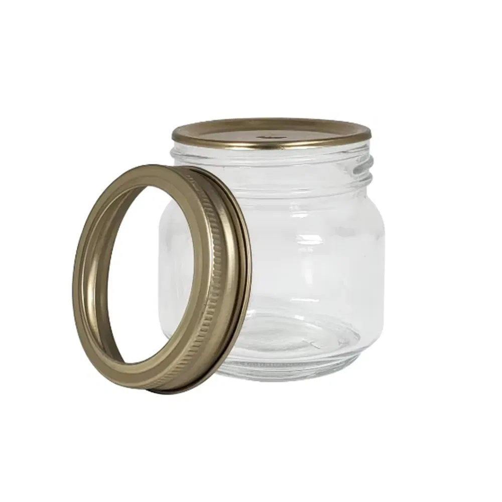 Стеклянная банка Mason Jar с крышкой 8/16/32 унции