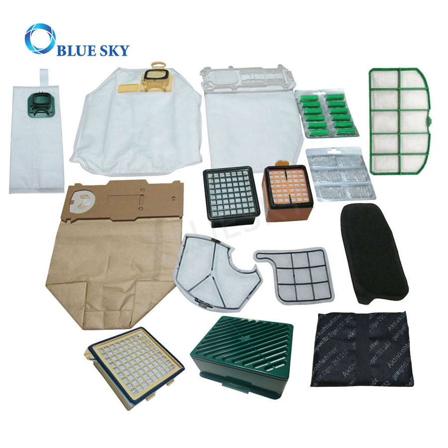 Replacement Vacuum Cleaner Dust Bags HEPA Filter Compatible with Vorwerk Kobold Vacuum Cleaner Parts