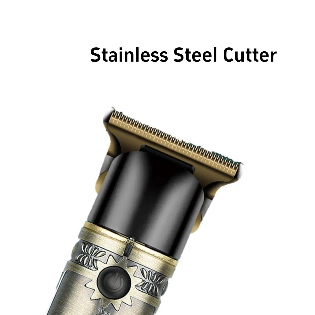 Electric Metal Body Wireless Hair Clipper Rechargeable Beard Trimmer