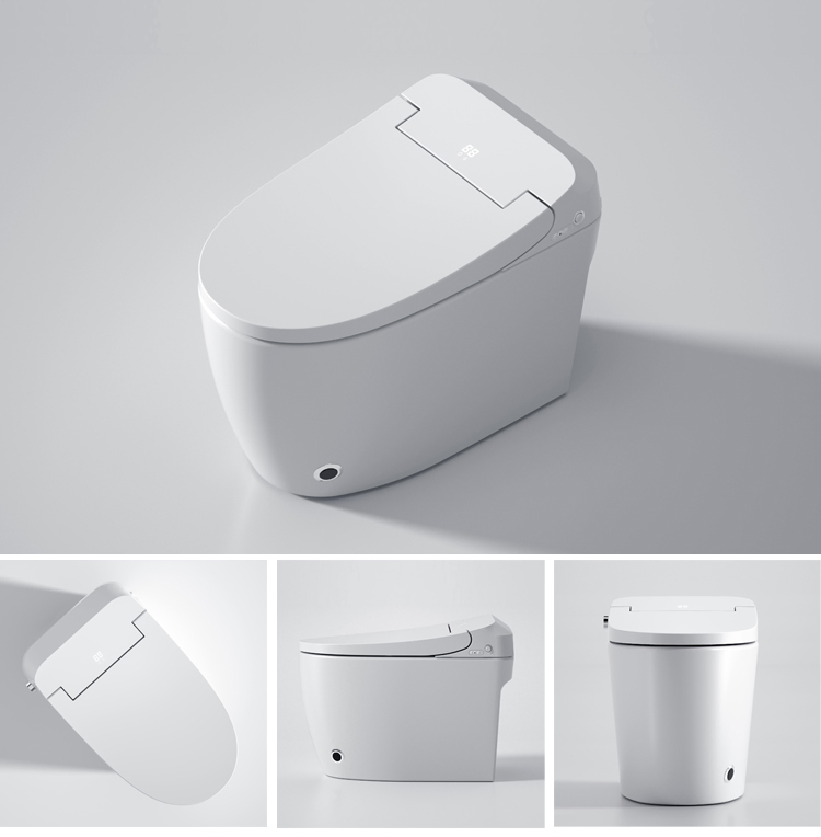 European Design Super White Flushing Toilet
