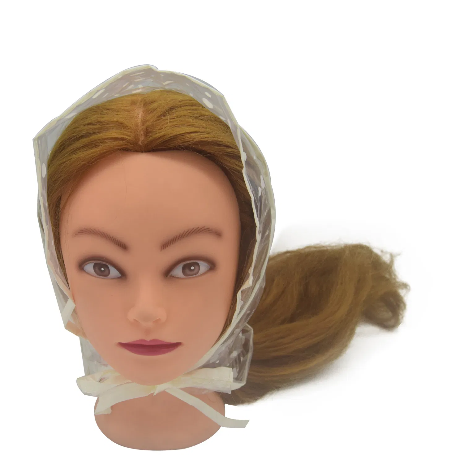 Plastic PE Hood Bonnet Hat PE Rain Cap