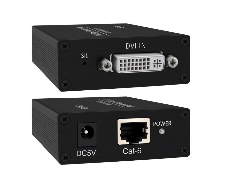 DVI Extener, DVI Extender 60m, RJ45 Extender