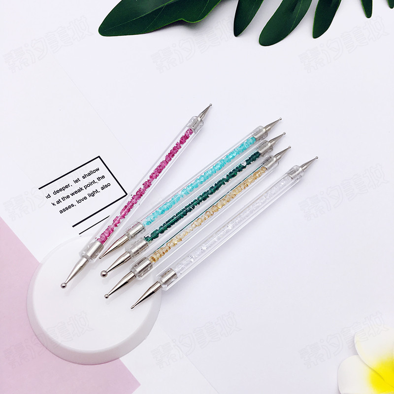 Wholesale 5PCS/Set Double Dotting Pen Nail Art Brushes Tool
