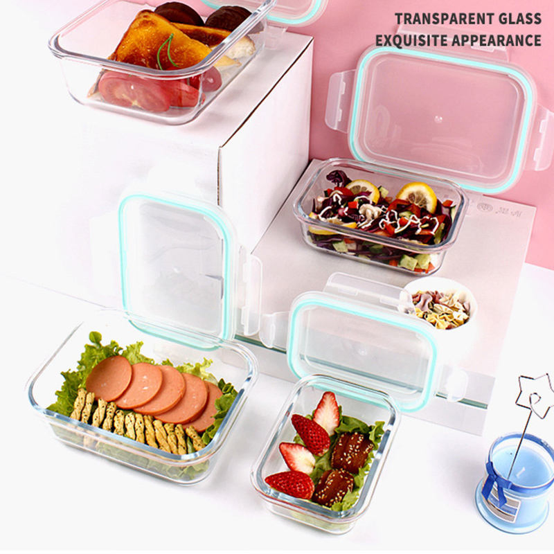 Elegant Custom Glass Containers for Professional Food Storage Set