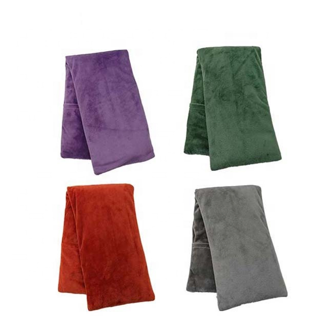 Medical Therapy Microwavable Wheat Bag Heat Packs Reusable Weighted Neck Wrap