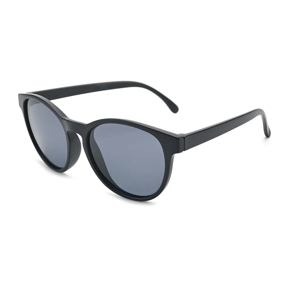 2024 New Designer Women Round Frame Lifestyle Recycled Plastic Sunglasses Wholesale Custom Logo